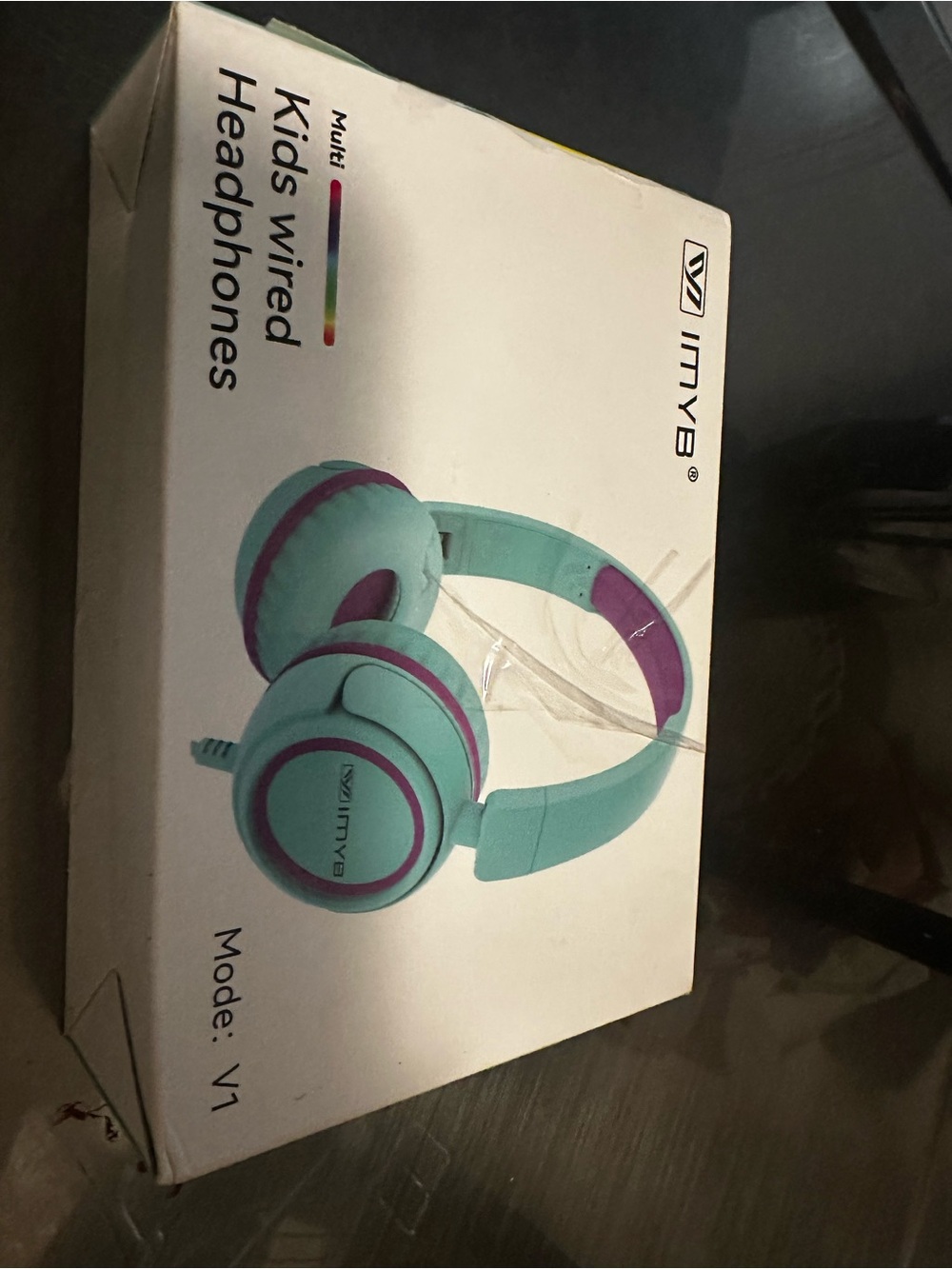 Kids Wired Headphones - Teal & Purple